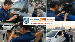 mở cửa xe ô tô